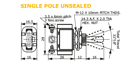 ELETTRO Toggle Switches - 6A/10A/15A 250AC Single & Double Pole